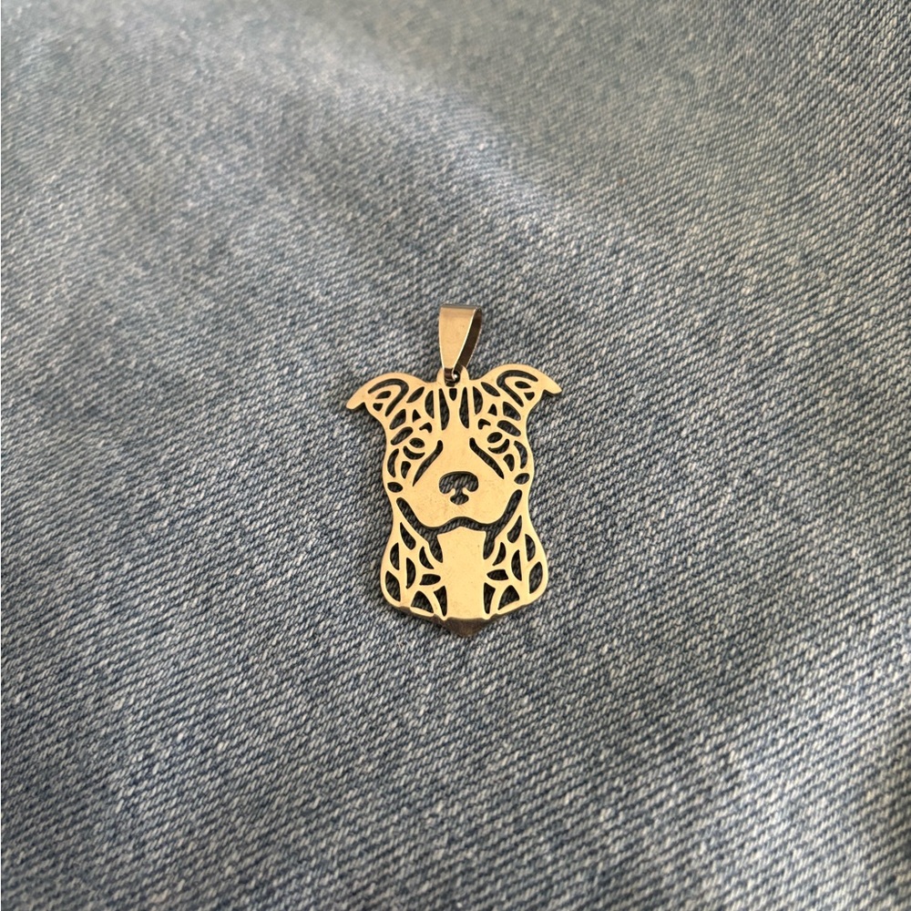Gold Dog Pendant